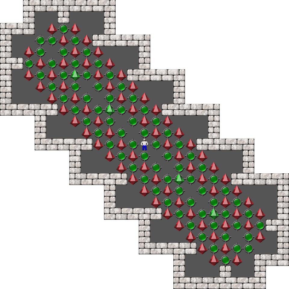 Sokoban Sasquatch 07 Arranged level 64